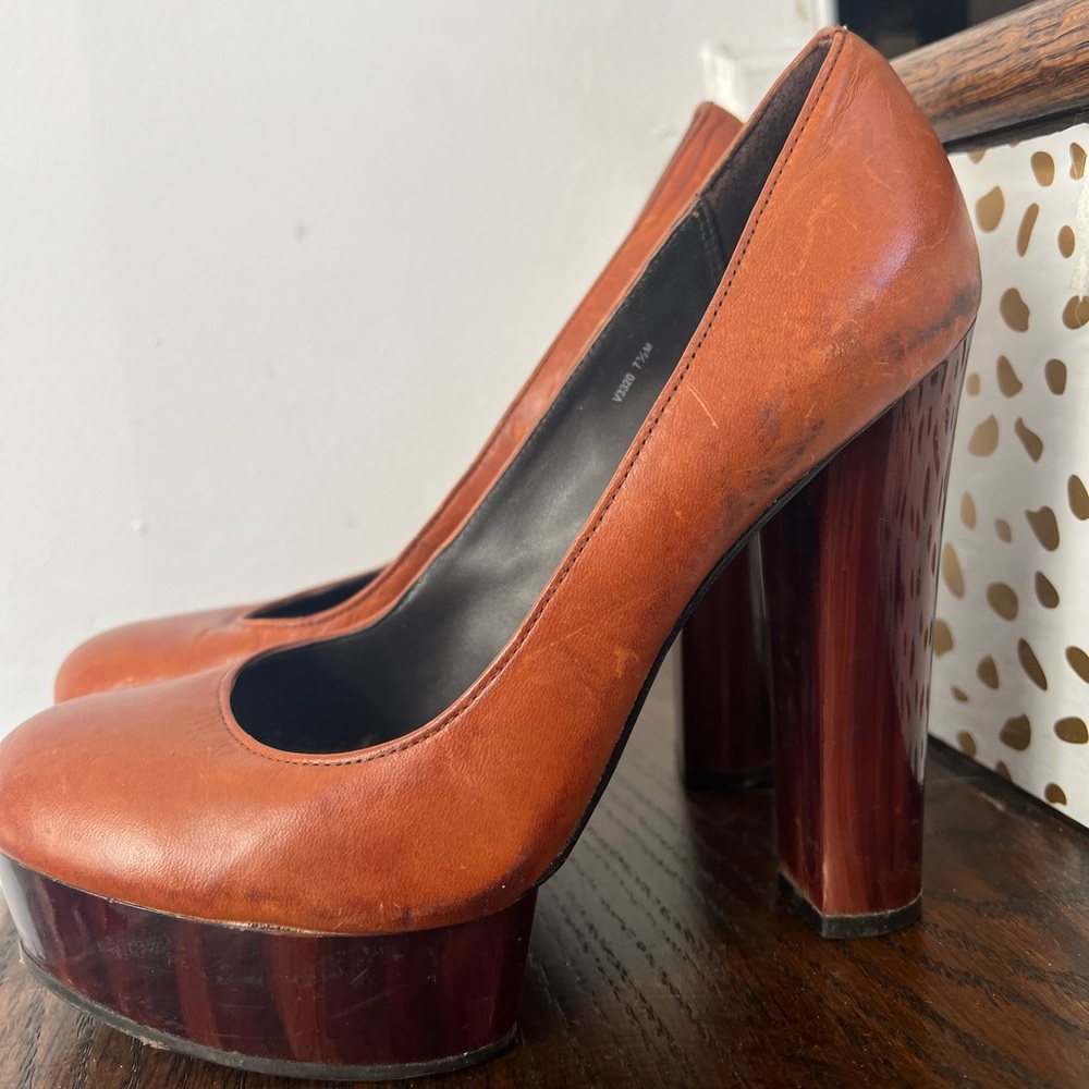 Rachel Zoe platform pumps